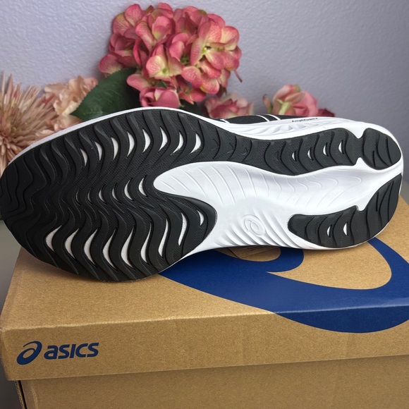 Asics Black and White Athletic Sneakers - Picture 4 of 10
